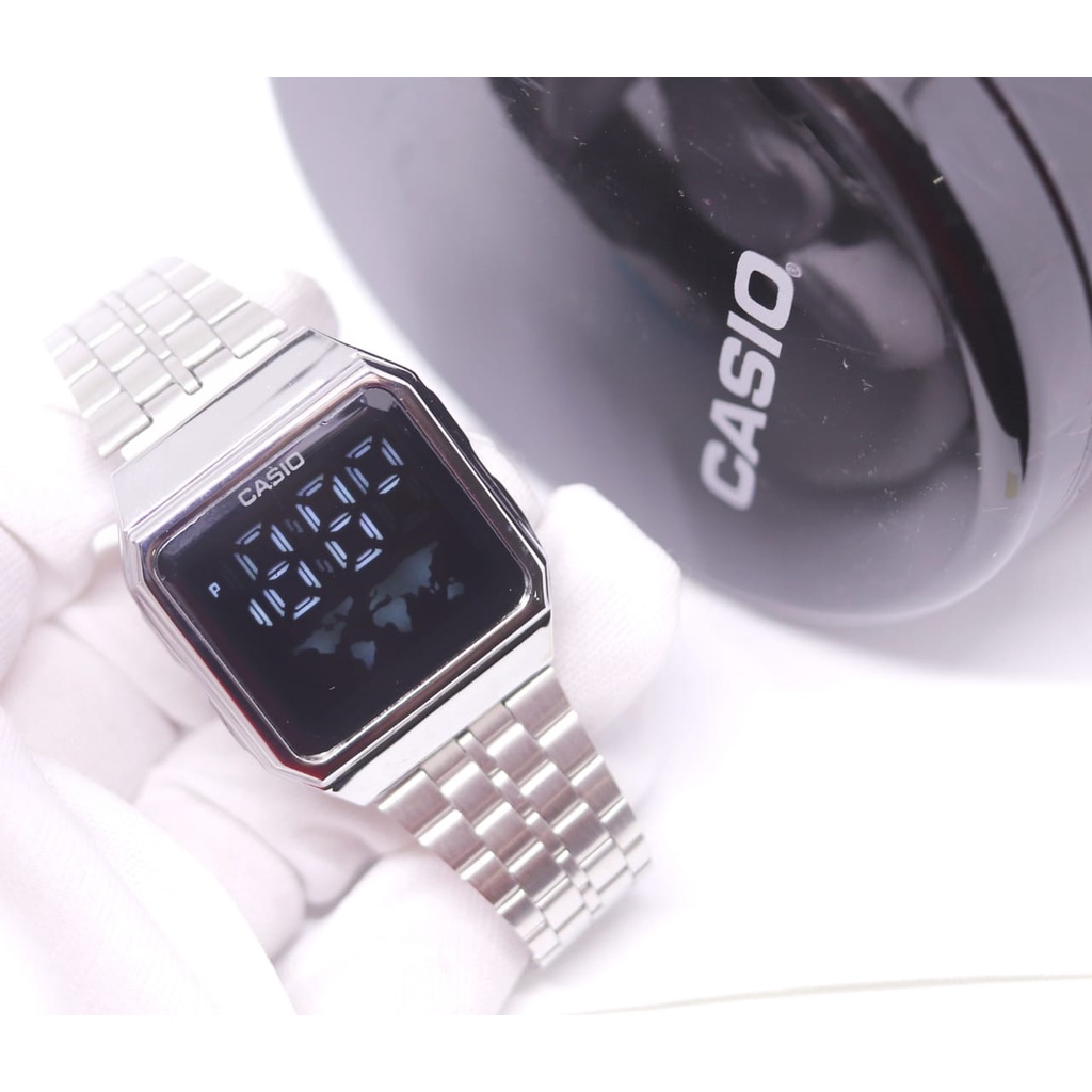 JAM TANGAN CASIO RANTAI A167 TOUCH SCREEN / JAM TANGAN COWOK / JAM TANGAN CEWEK / JAM ANTI AIR