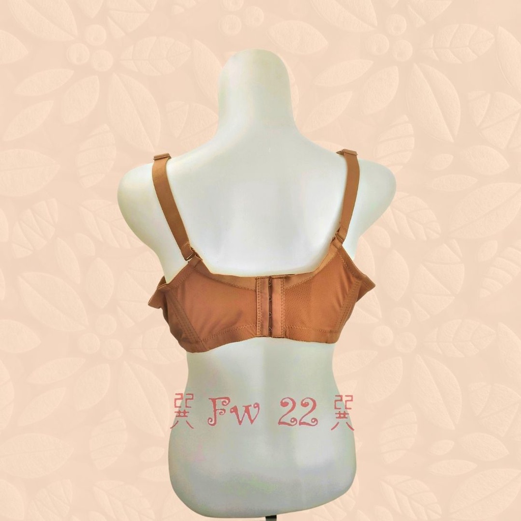 Bra Tally 3266 Full Cup hingga Cup D Jumbo Ukuran 44 dengan Bahan Katun Pori dan Berkawat