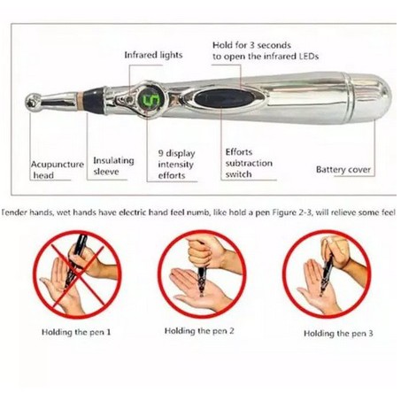 Akupuntur Laser Therapy Energy Pen Alat Terapi Massage Pen Merdian Medis Pijat Refleksi