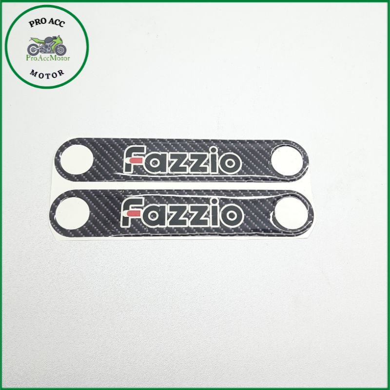 paket Stiker Carbon SpeedoMeter Fazzio Body samping Dasi Fazzio