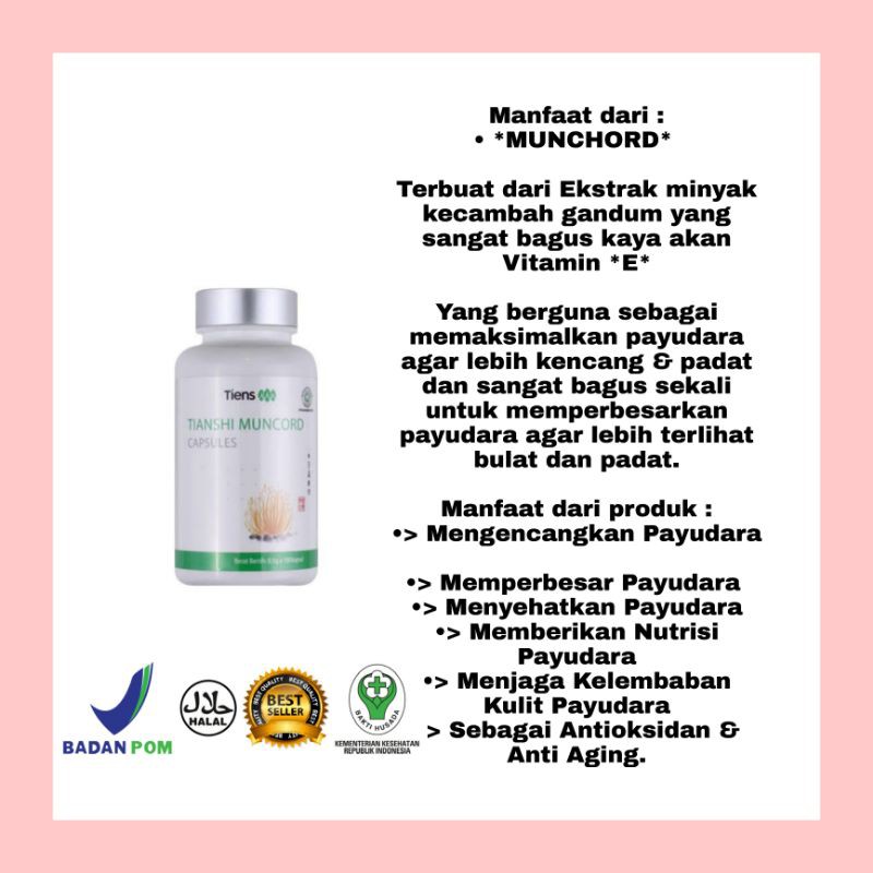 Munchord Best Seller Pembesar Dan Pengencang Payudara Herbal Shopee Indonesia