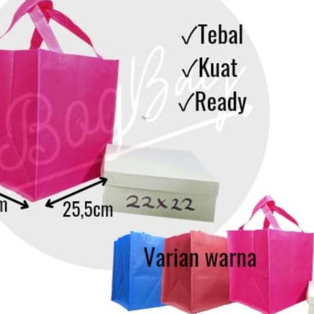 

spunbond box dus nasi 25,5x24,5x28 kotak jahit