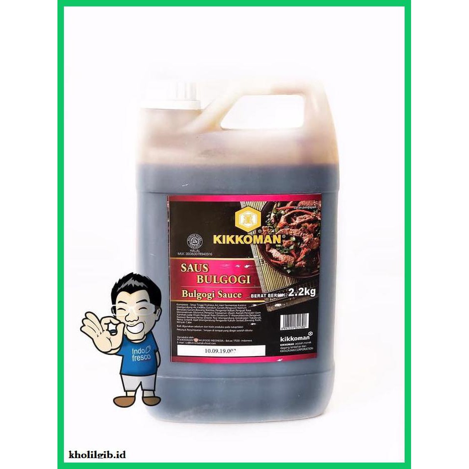 

gnidderdsaus- kikkoman bbq bulgogi sauce- saus bulgogi jerigen 2l -asliiiiii.