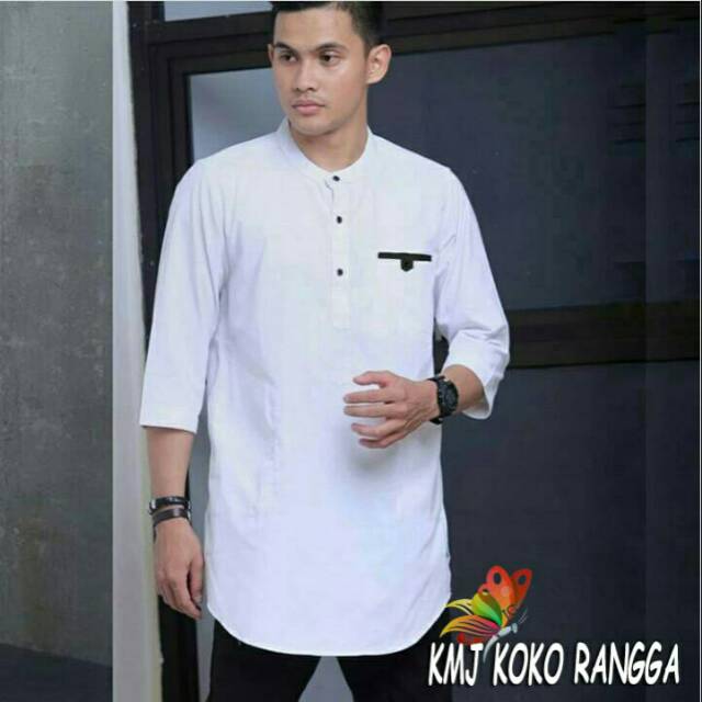 KOKO RANGGA cp/ATASAN KOKO MUSLIM/BAJU KOKO TRENDY/KOKO POLOS/KOKO XL