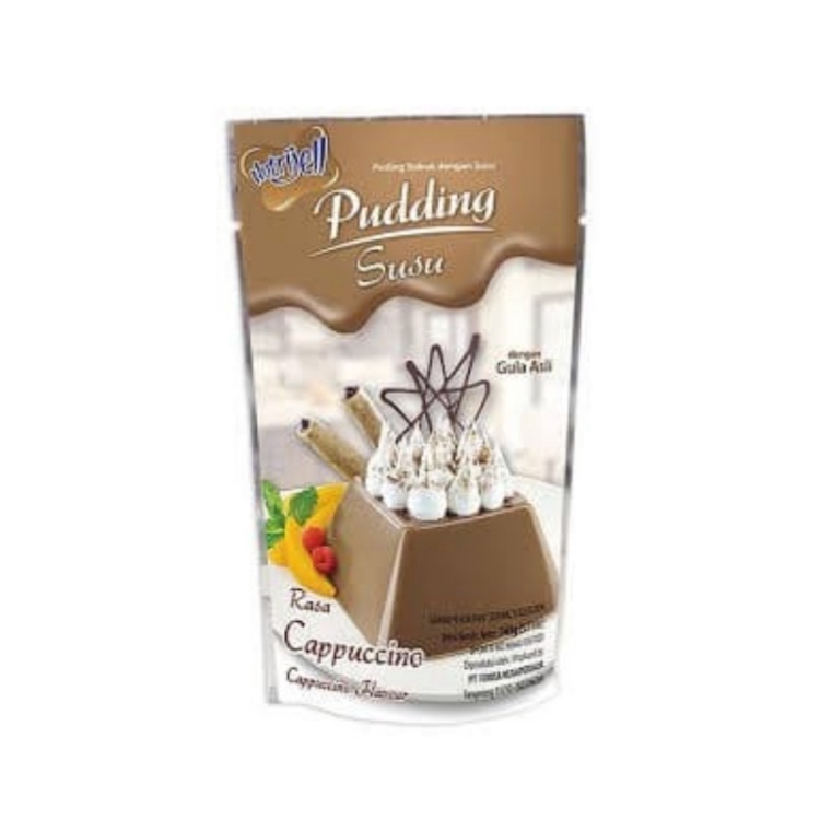 Pudding Susu Nutrijell rasa Cappuccino puding nutrijel capucino 145gr