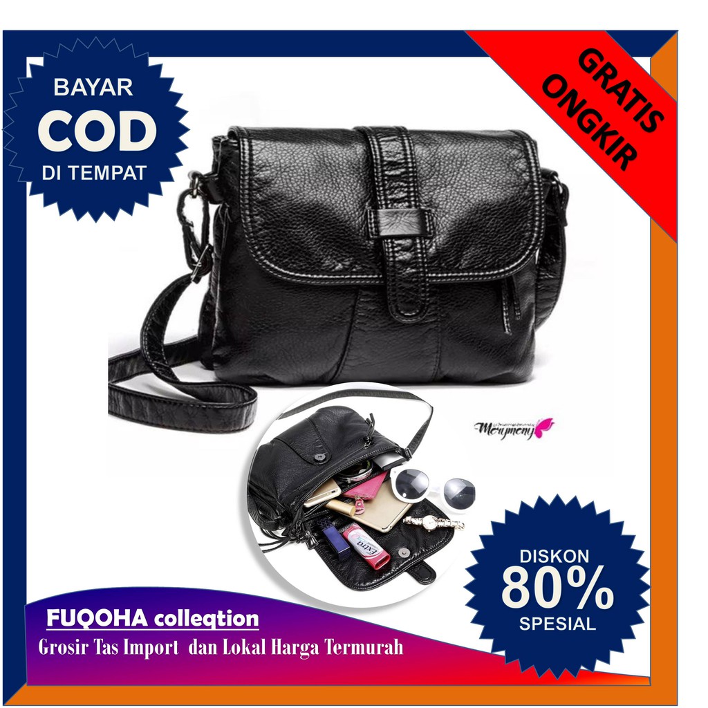 TAS WANITA  CANTIK IMPORT MURAH ORIGINAL       MORYMONY FUJI - Tas Selempang Wanita