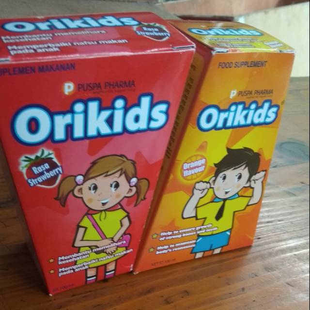

Orikids syrup strawbery dan jeruk