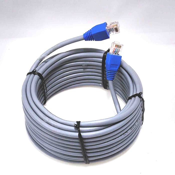 Kabel LAN Networking UTP Cat 5e 10 20 30 Meter Telebit 10/100 Mbps