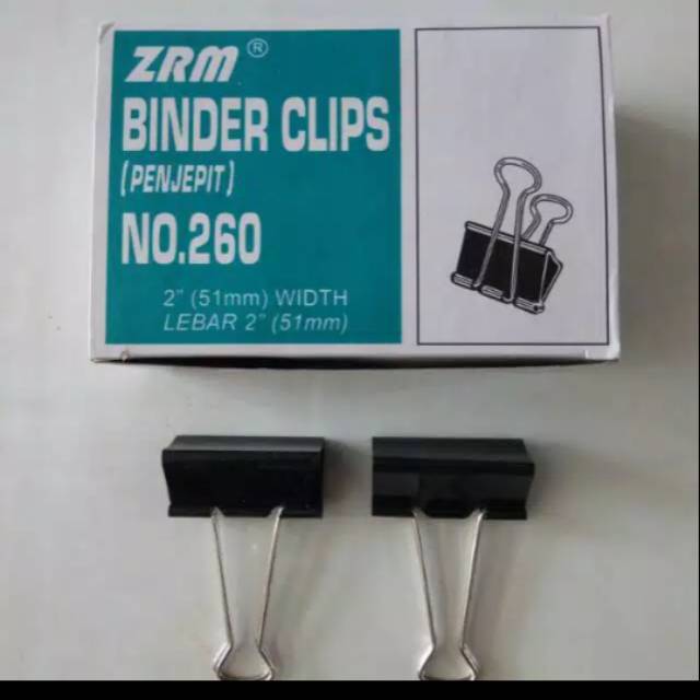 

Binder clip zrm 260 2pcs