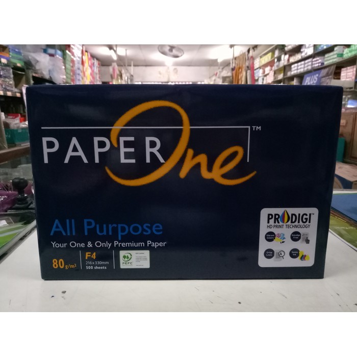 

Kertas HVS Folio F4 80 Gram Paper One Fotocopy Paper