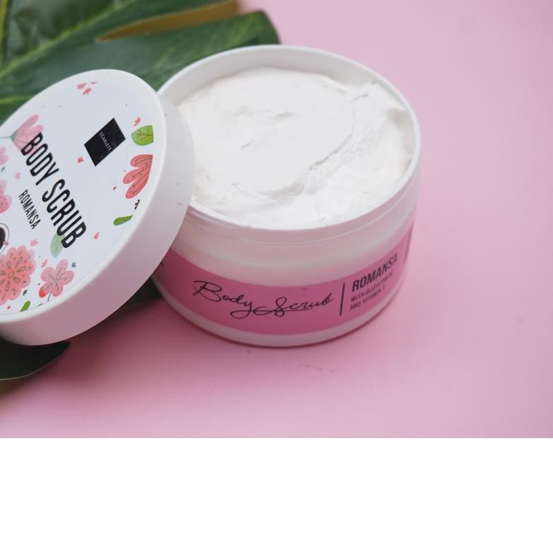 ✽ Scarlett Body Scrub Romansa Body Scrub Pomegrante Lulur Scarlett Body Scrub Scarlett Lulur Badan ◊