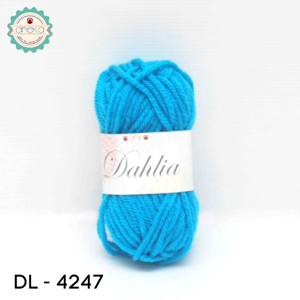 Benang Rajut Karpet Dahlia / Carpet Yarn - 4247 ( Biru Turkis )