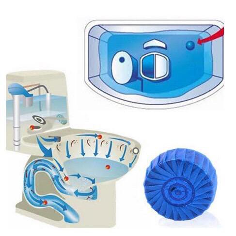 Tablet Biru Penyegar Kloset Toilet 50 Gram