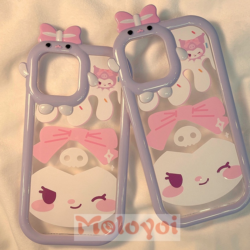 Soft Case Desain Lensa Monster Kucing Lucu Untuk IPhone 11 12 13 14 Pro MAX XR 6 6S 7 8 14 Plus X XS MAX SE 2020