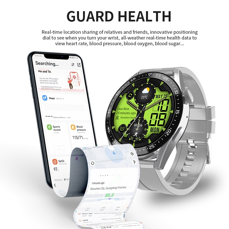 Tahan Air✅ Garansi MX12/MX1/D3 Pro/HW28(BISA TELEPON DARI JAM)ANDROID IOS SMARTWATCH SMARTWATCH 1.28inch Round Screen IP68 Waterproof Long Standby Watches Heart Rate Monitor Fitness Tracker