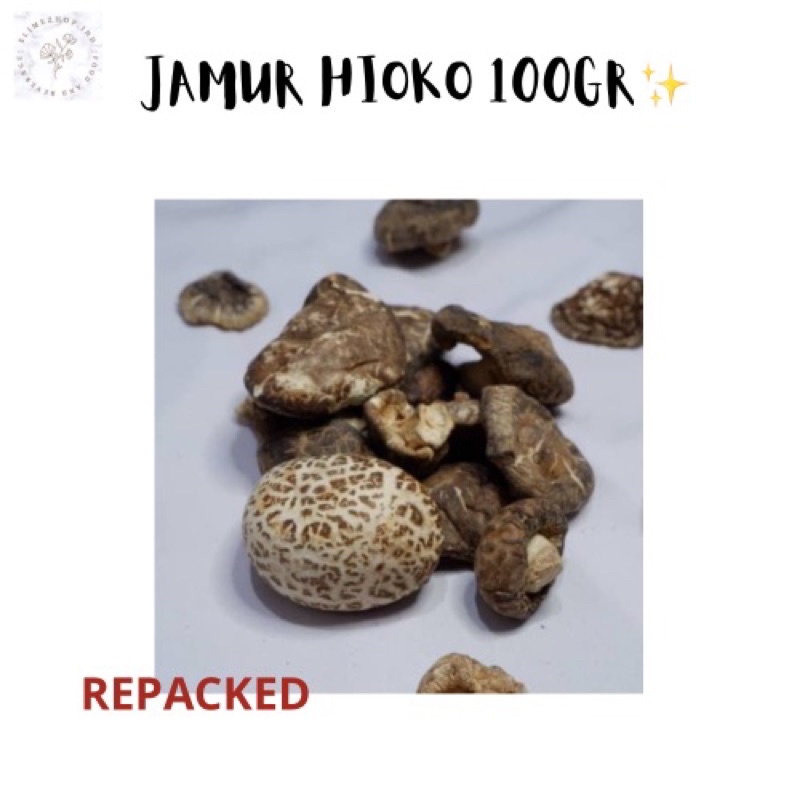 

JAMUR HIOKO / JAMUR SHITAKE / JAMUR YOKO / XIANG KU 100GR