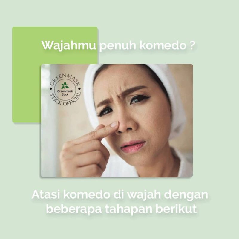 [ COD ] Meidian Green Mask Stick 100% Original Masker Komedo Hidung Wajah Ampuh Mengangkat Komedo