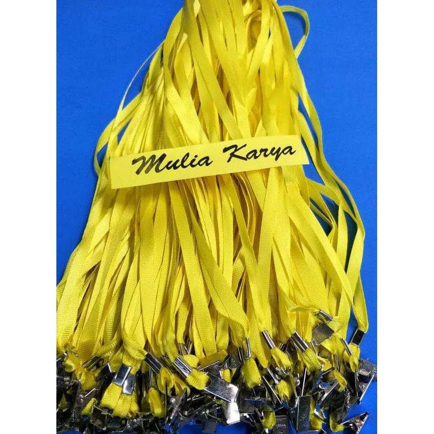 

Tali Lanyard / Tali Name Tag Taiwan Dengan Penjepit Besi Barang Paling Dicari