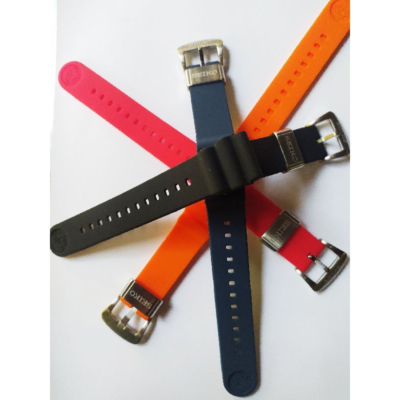 strap tali jam tangan rubber seiko diver