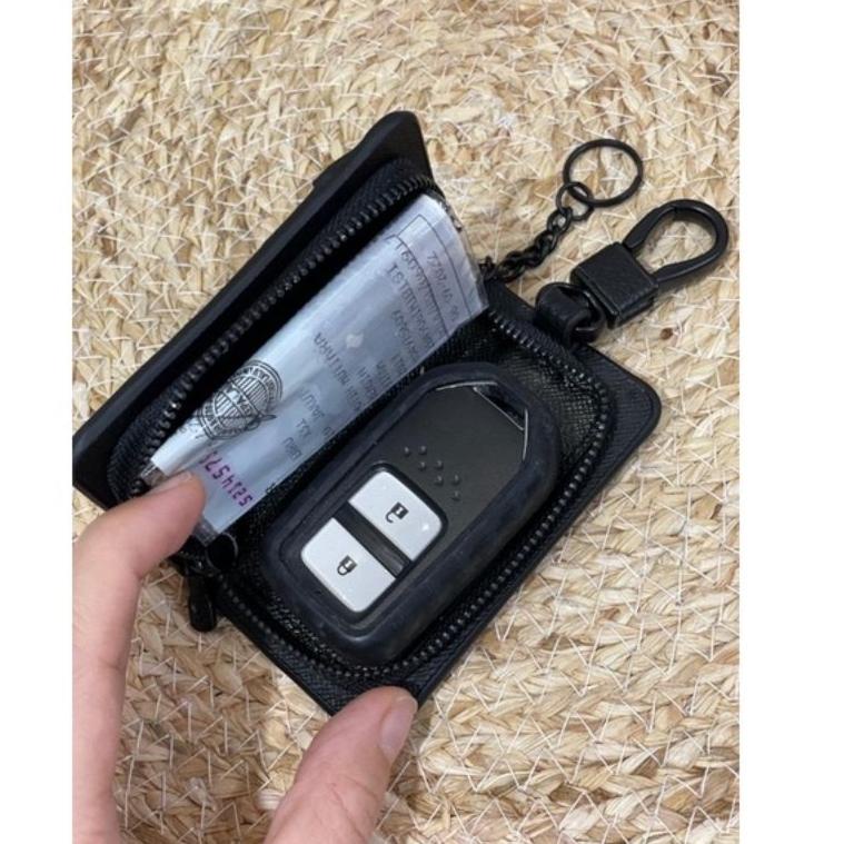 ✅ Hanya di sini  Dompet Gantungan Kunci Mobil/Motor LV Kulit Asli Super Pum  Box Dustbag SGK