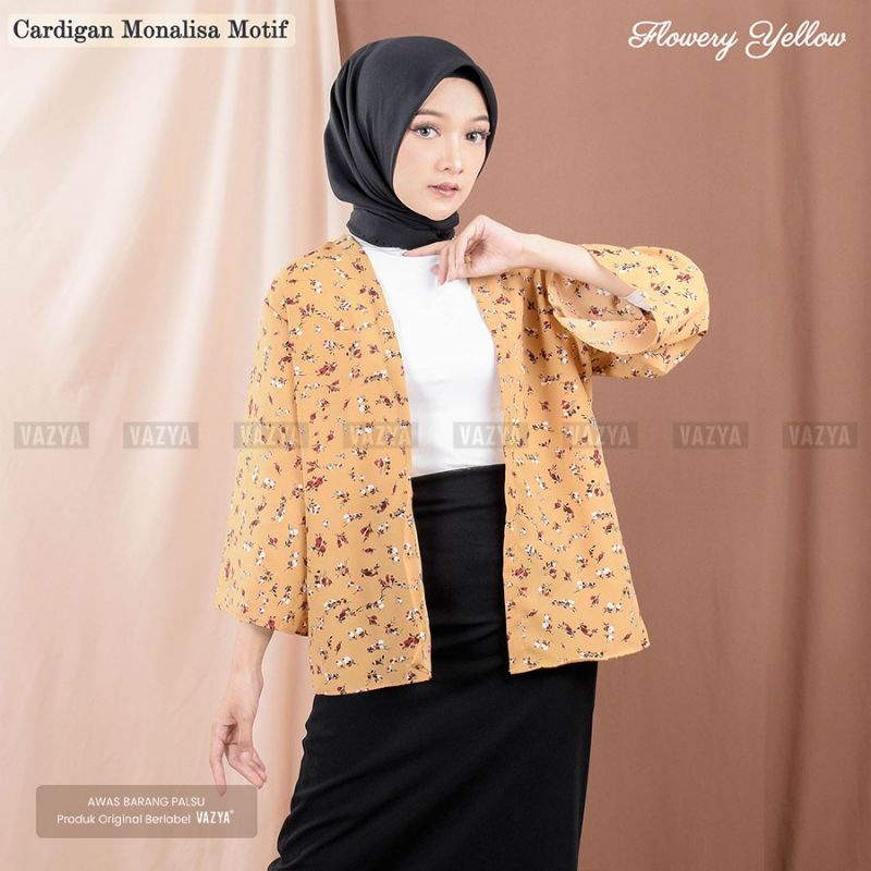 Cardigan Monalisa Motif