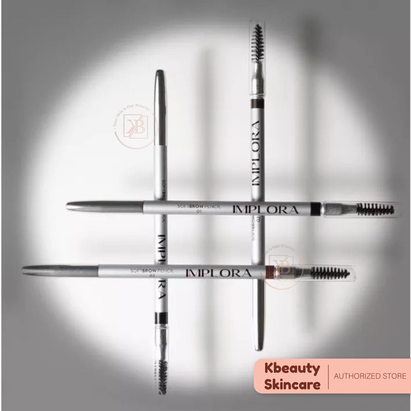 IMPLORA  SOFT BROW PENSIL - New SoftBrow Pensil | Implora Pensil Alis SoftBrow