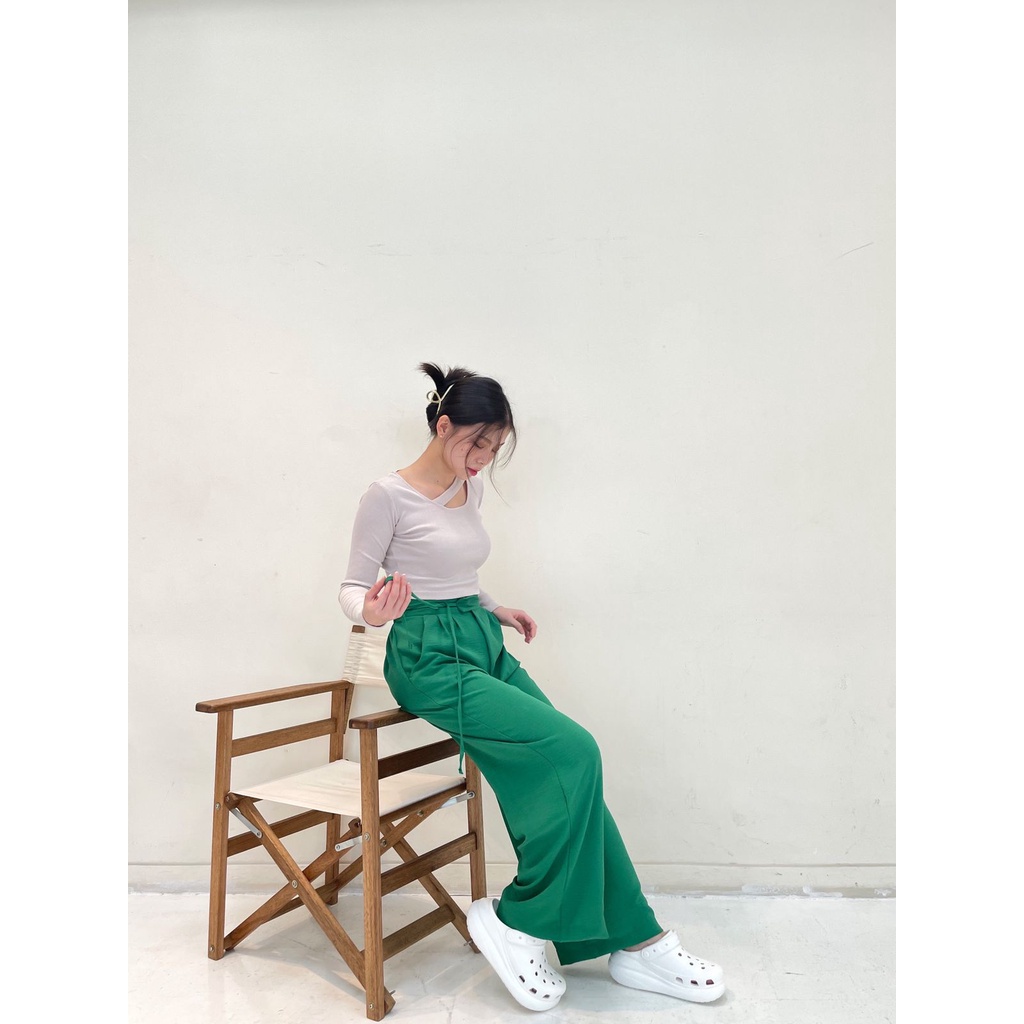 POTTIE - Beatrix Cullotes Pants - Long Culottes High Waist