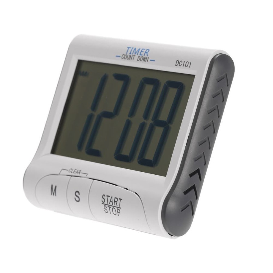 Timer Masak Dapur LCD Digital Count Down - White