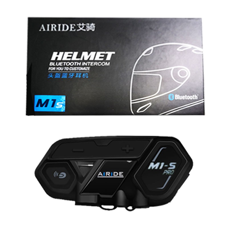 501 AIRIDE M1-S Motorcycle Intercom Bluetooth Headset Waterproof