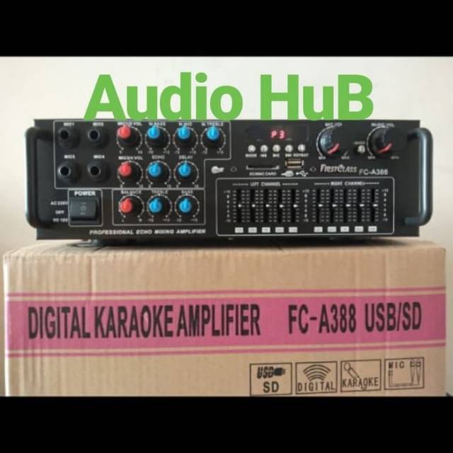 AMPLIFIER FIRSTCLASS FC A388 AMPLI FIRSTCLASS FC A 388 FCA388 USB SD