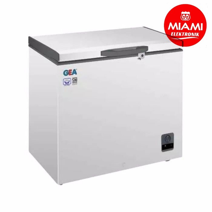 Chest Freezer GEA 210 Liter AB-208-R / Freezer Box AB-208R 125 Watt AB208R / AB208