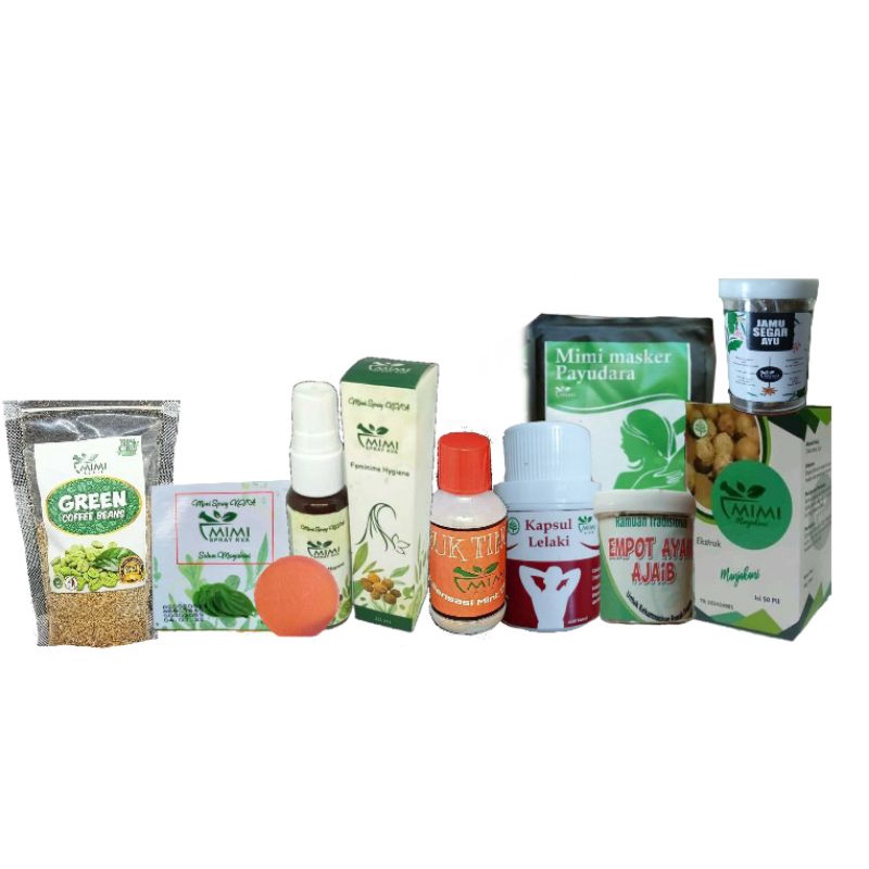 PRODUK LENGKAP MIMI AJAIB / MIMI MANJAKANI / JAMU SEGAR AYU / SERBUK TING / MPOT AYAM / MASKER PD / 