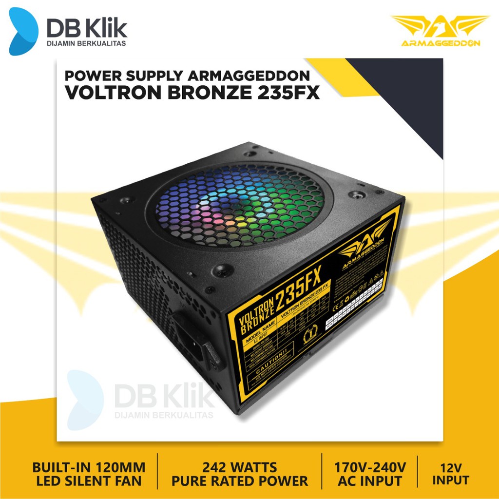 Power Supply Armaggeddon Voltron Bronze 235FX