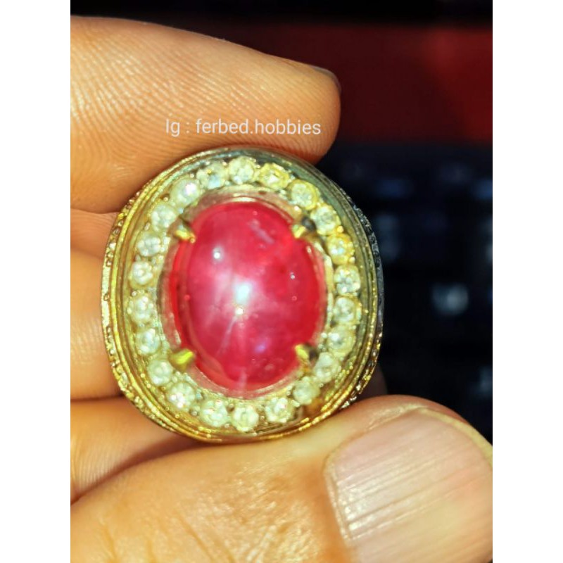 natural star ruby tanzania 11.18 crt