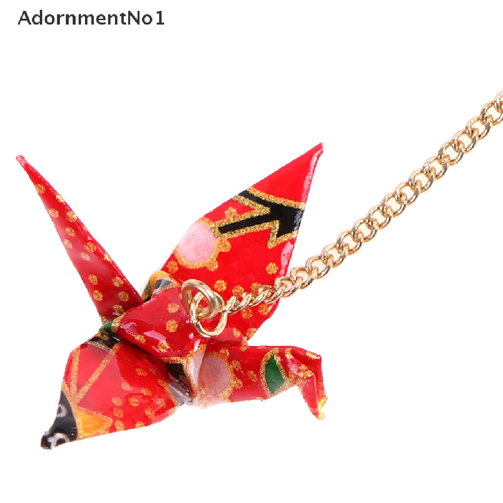 (AdornmentNo1) Anting Tusuk Gantung Desain Origami Burung Bangau Mini Untuk Wanita