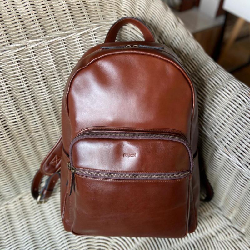 Pepari Leather Tas Ransel unisex  Kulit Sapi PA-106