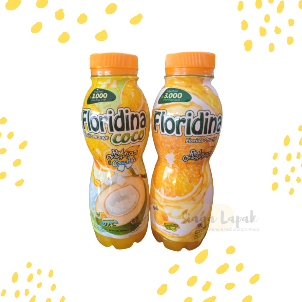 

FLORIDINA Orange / Coco 350ml Minuman Rasa Jeruk Segar