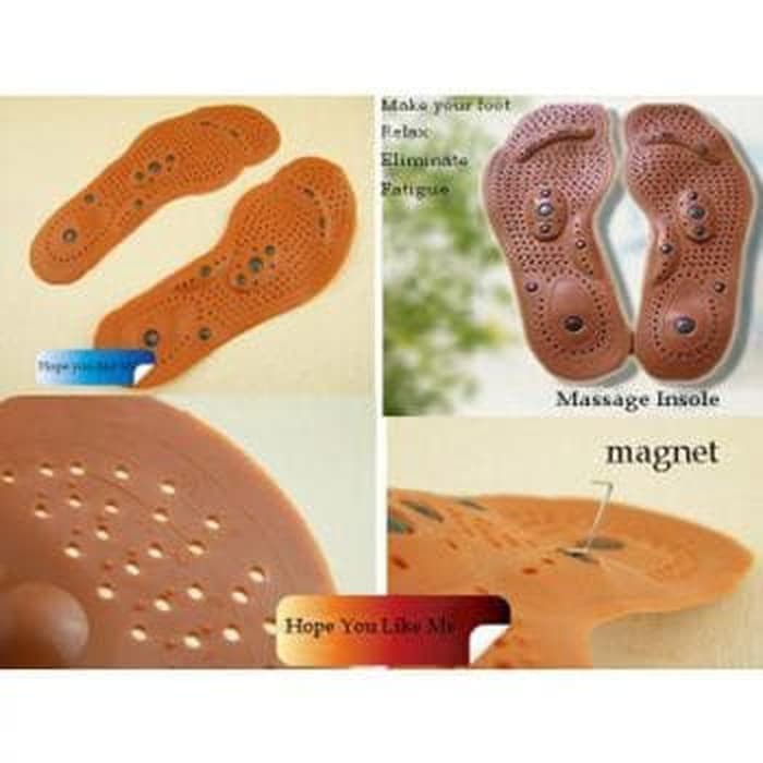 Magnetic Bionic Insole Sol Sepatu Magnet Magnetik Terapi Kesehatan