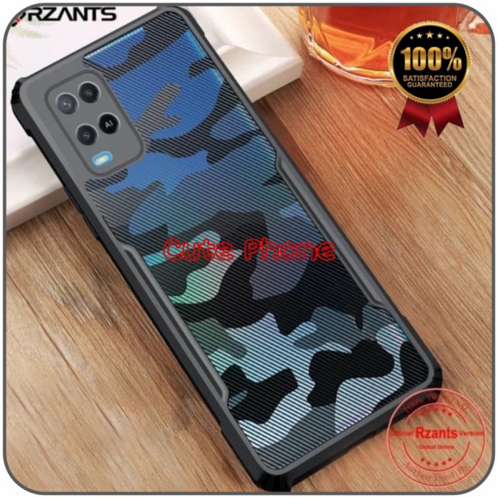CASING OPPO A54 A 54 SOFT CASE CAMOUFLAGE ARMOR ACRYLIC