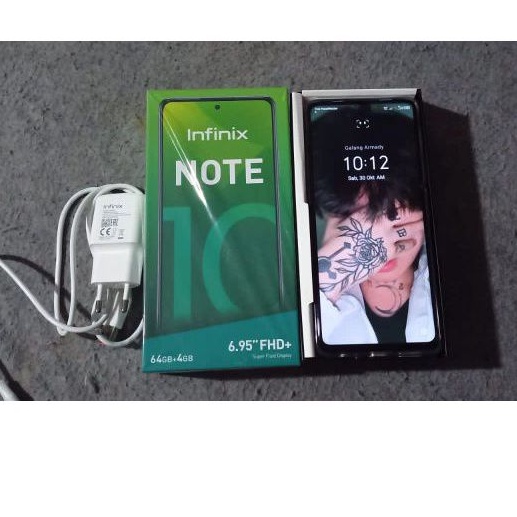 INFINIX NOTE 10 4/64 SECOND || NO MINUS MULUS FULLSET