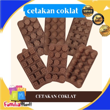 Cetakan Coklat Jelly Puding Binatang Beruang Bintang Hati Daun Bintang Buah Buahan Bunga Kado