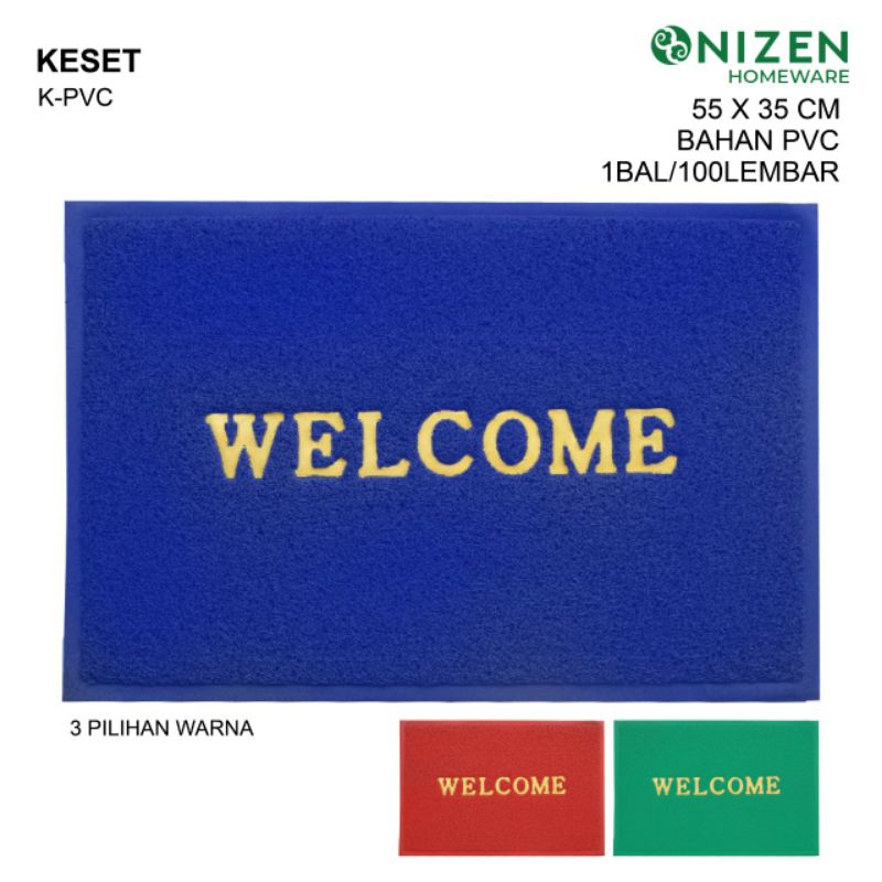 Keset Lantai &quot; Welcome &quot; Anti Slip