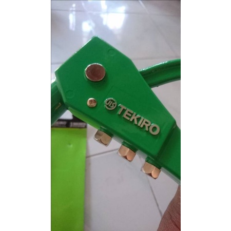 TANG RIVET TEKIRO HIJAU HAND RIVETER TEKIRO