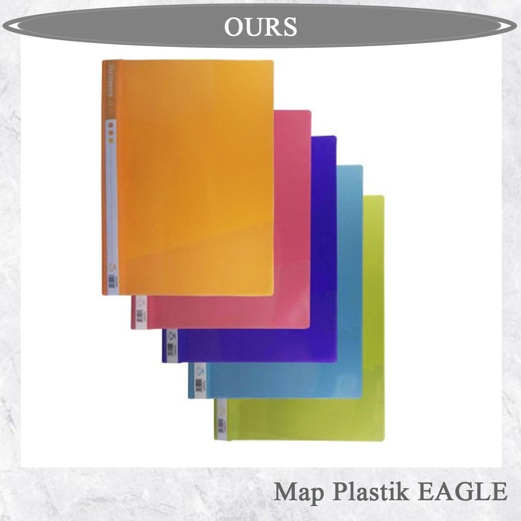 

EAGLE E 216 Bisnis File F4 / Map Snelhekter / Map Plastik Acco Isi 12 PCS