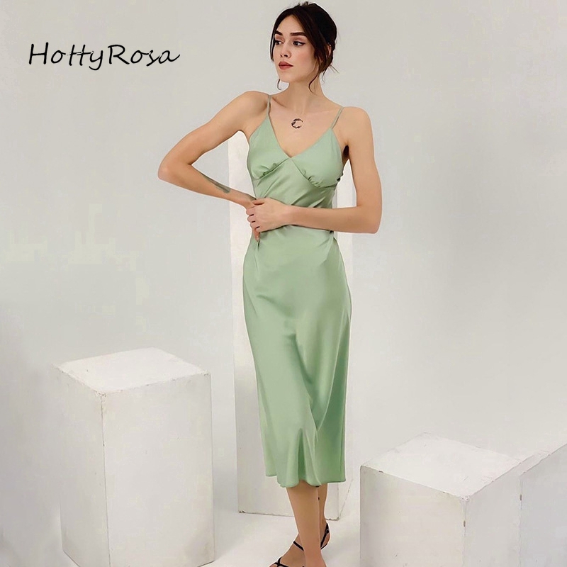 slip dress rosa