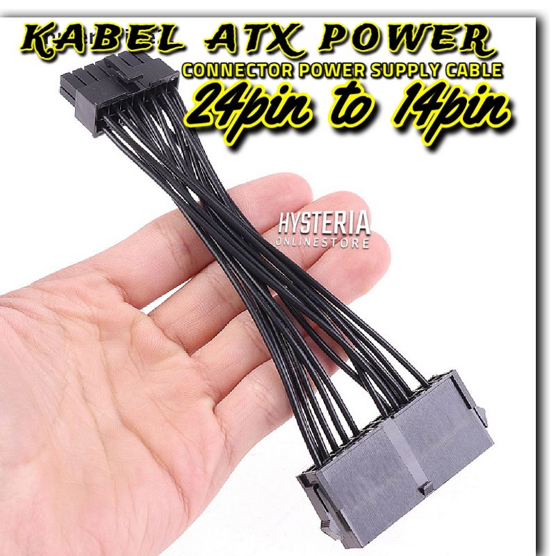 Kabel Power ATX 24PIN to 14PIN | Connector Power Supply ATX 24Pin to 14Pin