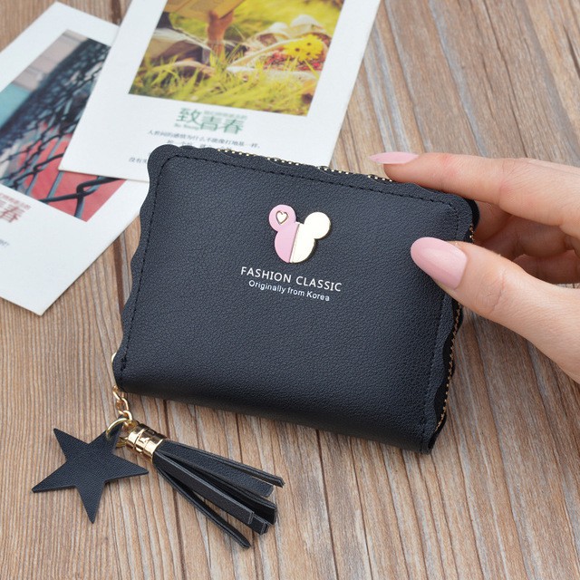 EV -D22  DOMPET LIPAT KECIL DENGAN MOTIF MICKEY MOUSE