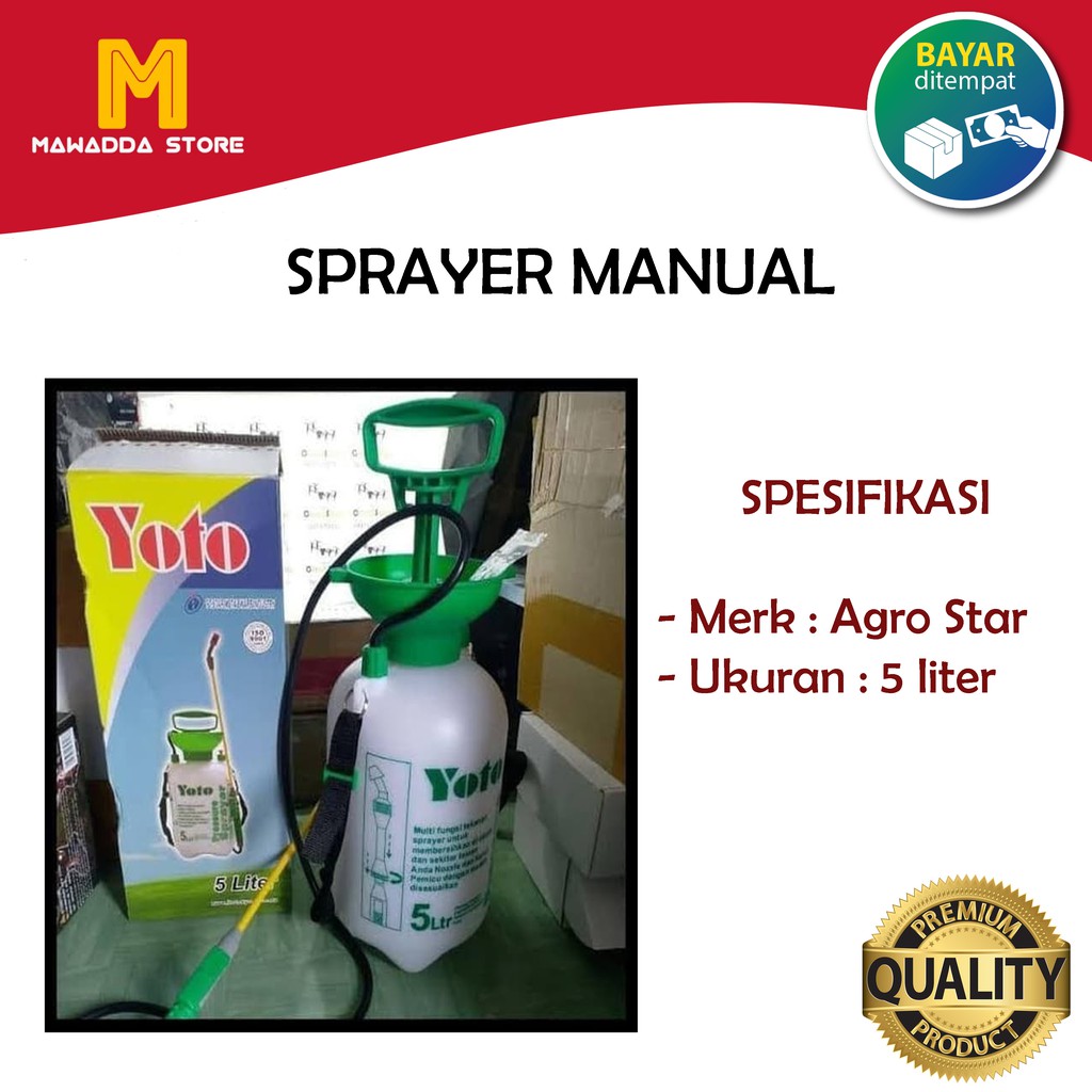 Pressure Sprayer 5 Liter Semprotan Disinfektan