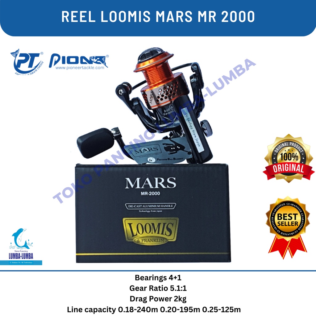 REEL LOOMIS MARS 2000