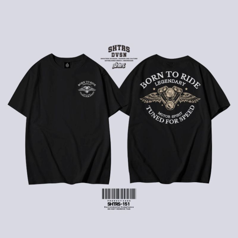 BAJU KAOS T-SHIRT MOTOR CB CLASSIC PRIA 30S ORIGINAL DESIGN